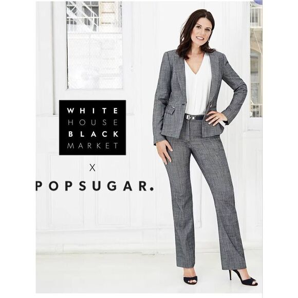 White House Black Market 2 pc suit size 8 long - Picture 1 of 5